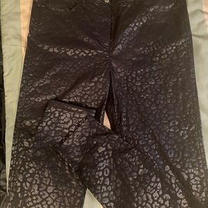 New with tags Anatomie black cheetah print pants. Size L